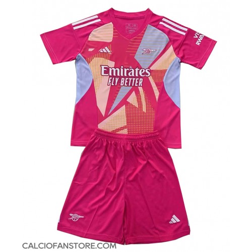 Maglia Calcio Arsenal Portiere Seconda Divisa Bambino 2024-25 Manica Corta (+ pantaloncini)